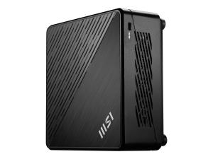 MSI Cubi 5 12M 001BEU - Barebone - mini PC - 1 x Core i7 1255U / jusqu'à 4.7 GHz - RAM 0 Go - Iris Graphics - Gigabit Ethernet, 2.5 Gigabit Ethernet, IEEE 802.11ax (Wi-Fi 6E), Bluetooth 5.3 - 802.11a/b/g/n/ac/ax (Wi-Fi 6E), Bluetooth 5.3 - noir - 936-B0A811-087 - Mini-systèmes