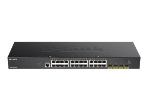 D-Link DGS 1250-28X - Commutateur - L3 Lite - intelligent - 24 x 10/100/1000 + 4 x 10 Gigabit SFP+ - Montable sur rack - DGS-1250-28X/E - Concentrateurs et commutateurs gigabit