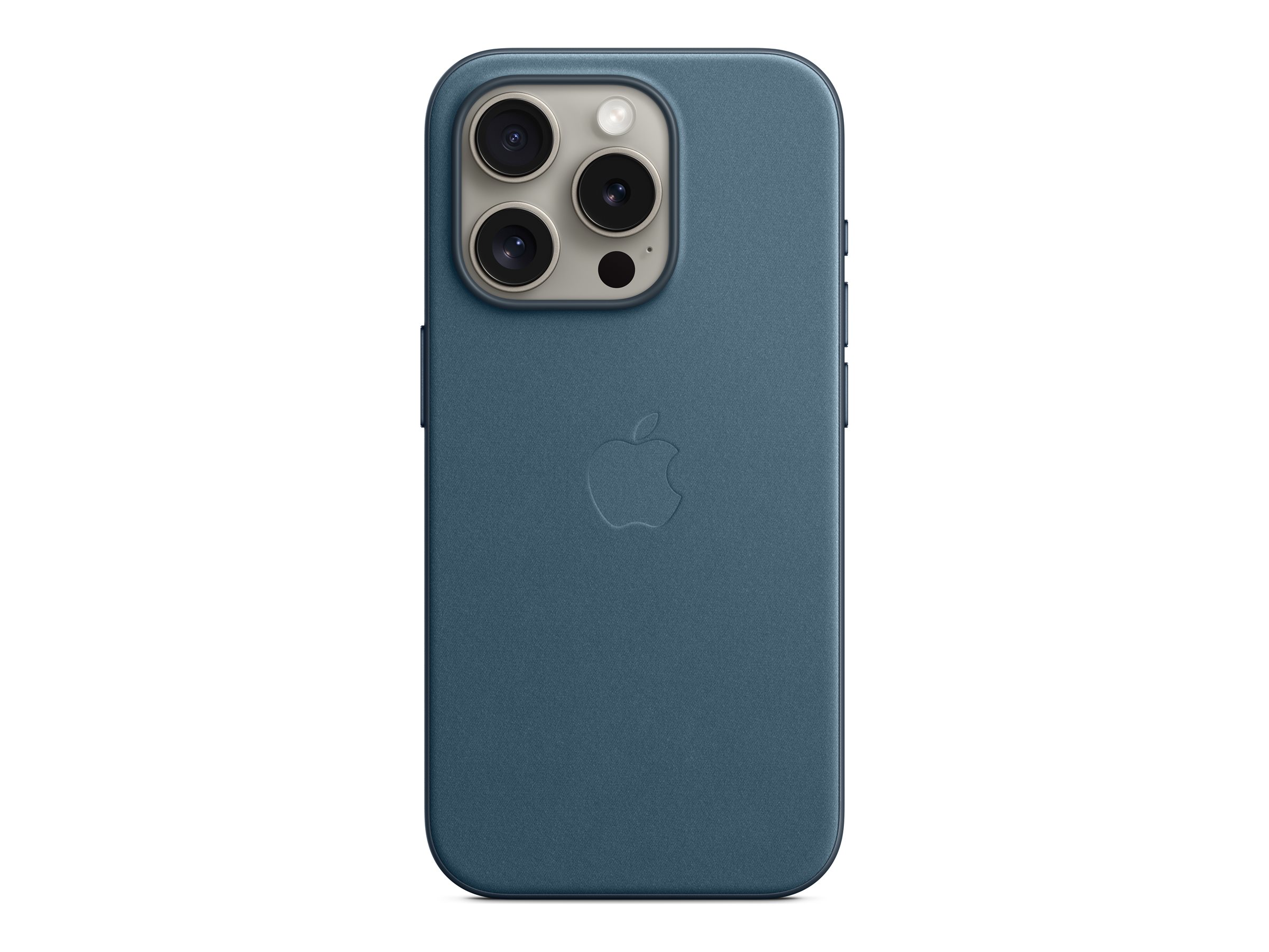 Apple - Coque de protection pour téléphone portable - compatibilité avec MagSafe - tissu fin - bleu Pacifique - pour iPhone 15 Pro - MT4Q3ZM/A - Coques et étuis pour téléphone portable