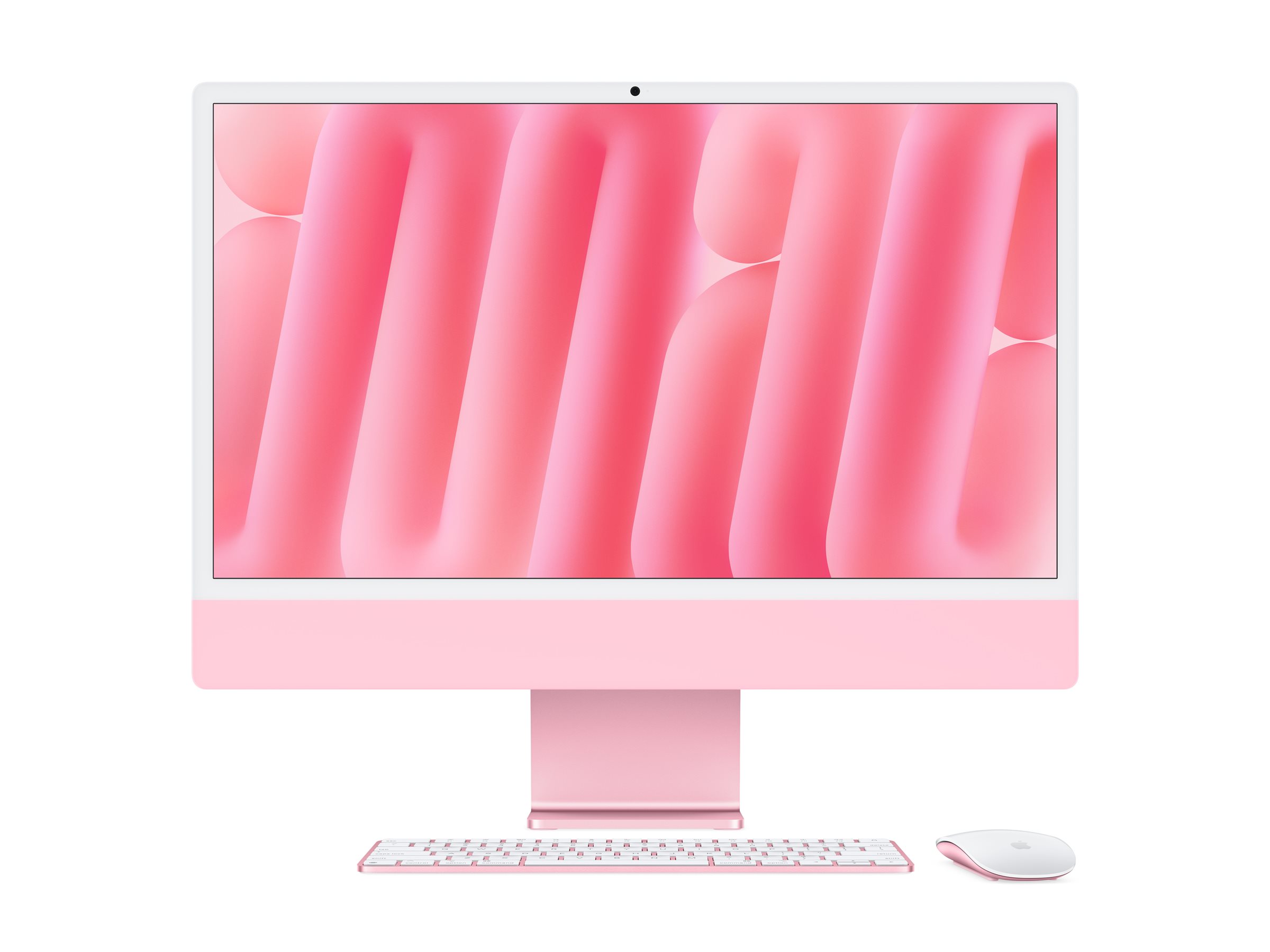 Apple iMac with 4.5K Retina display - Tout-en-un M4 jusqu'à - RAM 16 Go - SSD 256 Go - Apple M4 8-core - IEEE 802.11ax (Wi-Fi 6E), Bluetooth 5.3 - macOS Sequoia 15.0 - moniteur : LED 24" 4480 x 2520 (4.5K) - clavier : Français - rose - MWUG3FN/A - Ordinateurs de bureau