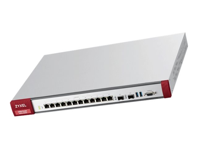 Zyxel ZyWALL USG FLEX 700 - UTM Bundle - firewall - avec 1 an de AV+IDP, AS, CF - 12 ports - 1GbE - 1U - géré par le Cloud - rack-montable - USGFLEX700-EU0102F - Pare-feu/applications VPN