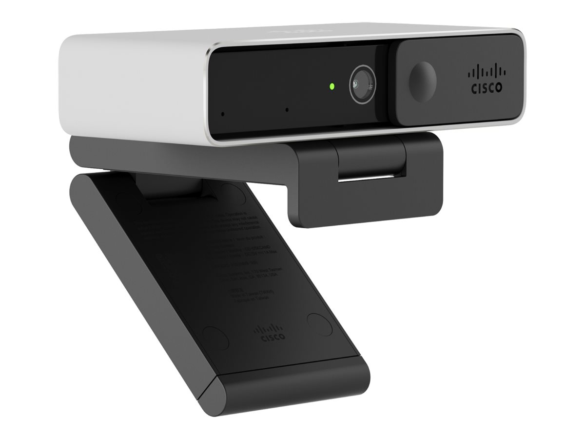 Cisco Webex Desk Camera - Webcam - couleur - 13 000 000 pixels - audio - USB-C - MJPEG, YUY2, NV12 - CD-DSKCAM-P-WW - Webcams
