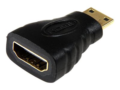 StarTech.com Adaptateur HDMI vers Mini HDMI - F/M - Adaptateur HDMI - HDMI femelle pour 19 pin mini HDMI Type C mâle - noir - HDACFM - Accessoires pour systèmes audio domestiques