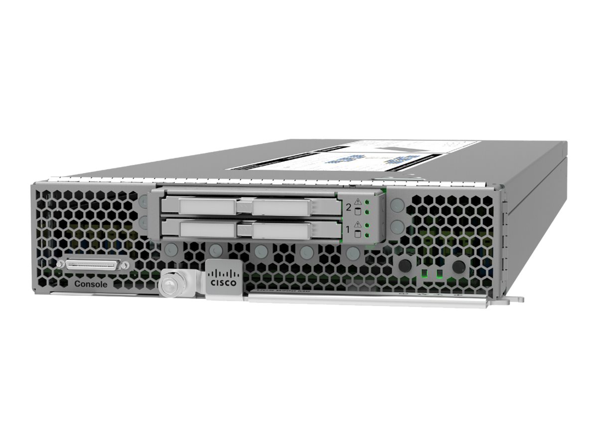 Cisco UCS B200 M6 Blade Server - Serveur - lame - 2 voies - pas de processeur - RAM 0 Go - SATA/SAS - hot-swap 2.5" baie(s) - aucun disque dur - G200e - moniteur : aucun - DISTI - UCSB-B200-M6-CH - Serveurs lame