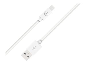BIGBEN Connected - Câble Lightning - USB mâle pour Lightning mâle - 1.2 m - blanc - CBLMFI1M2RW - Accessoires pour systèmes audio domestiques