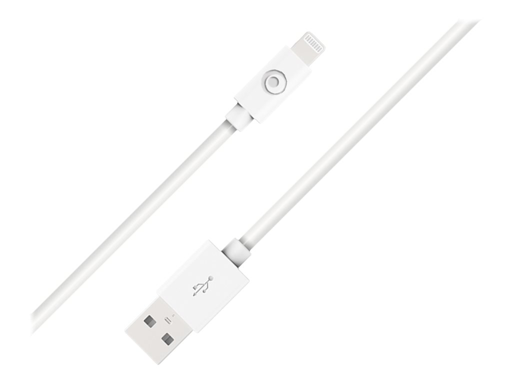 BIGBEN Connected - Câble Lightning - USB mâle pour Lightning mâle - 1.2 m - blanc - CBLMFI1M2RW - Accessoires pour systèmes audio domestiques