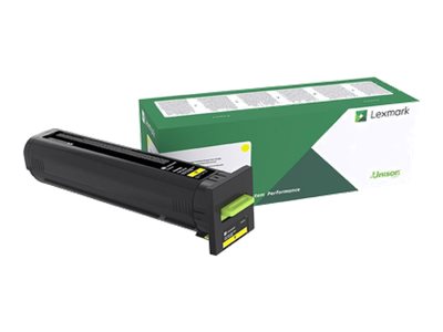 Lexmark - Jaune - original - cartouche de toner LCCP, LRP - pour Lexmark CS820, CX820, CX825, CX860 - 72K20Y0 - Cartouches de toner