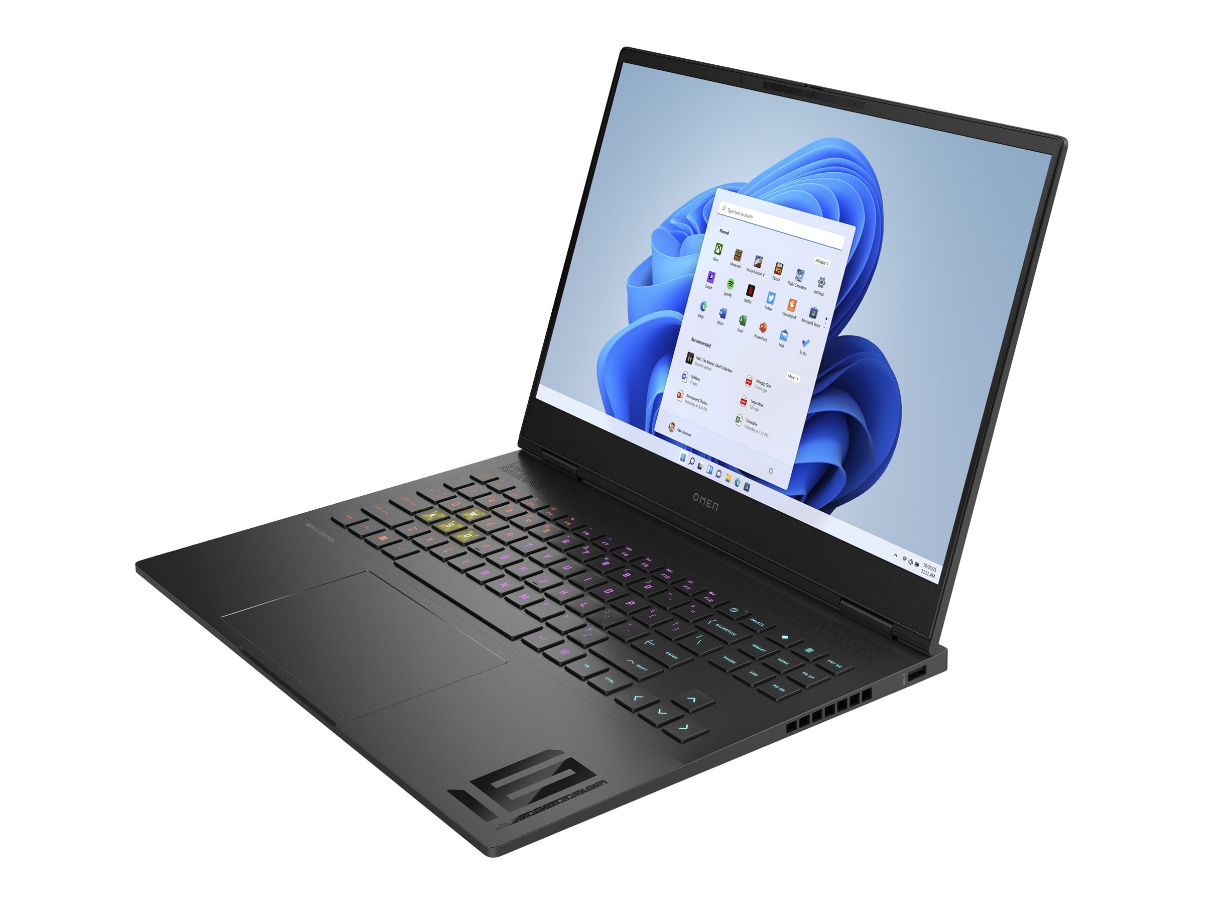 OMEN Transcend by HP Laptop 16-u1104nf - Intel Core i7 - i7-14700HX / jusqu'à 5.5 GHz - Win 11 Home - GeForce RTX 4070 - 32 Go RAM - 2 To SSD NVMe, TLC - 16" OLED 2560 x 1600 (WQXGA) @ 240 Hz - Gigabit Ethernet - Wi-Fi 7, Bluetooth - aluminium noir céleste - clavier : Français - AW0V5EA#ABF - Ordinateurs portables