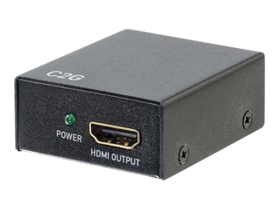 C2G HDMI Inline Extender 4K60 - Prolongateur audio/vidéo - HDMI de 19 broches de type A / HDMI de 19 broches de type A - jusqu'à 50 m - 82394 - Prolongateurs de signal