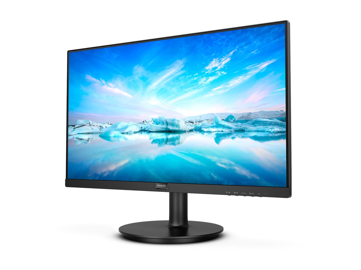 Philips V-line 241V8LA - Écran LED - 24" (23.8" visualisable) - 1920 x 1080 Full HD (1080p) @ 75 Hz - VA - 250 cd/m² - 3000:1 - 4 ms - HDMI, VGA - haut-parleurs - noir texturé - 241V8LA/00 - Écrans d'ordinateur