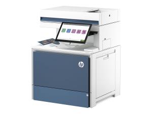 HP LaserJet Enterprise Flow MFP 6800zf - Imprimante multifonctions - couleur - laser - Legal (216 x 356 mm) (original) - A4/Legal (support) - jusqu'à 52 ppm (copie) - jusqu'à 52 ppm (impression) - 650 feuilles - 33.6 Kbits/s - Gigabit LAN, USB 3.0, hôte USB 2.0, hôte USB 3.0 - 6QN36A#B19 - Imprimantes multifonctions