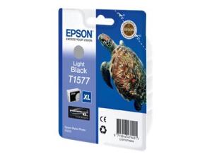 Epson T1577 - 25.9 ml - noir clair - original - blister - cartouche d'encre - pour Stylus Photo R3000 - C13T15774010 - Cartouches d'imprimante