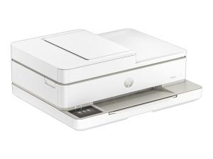 HP ENVY 6530e All-in-One - Imprimante multifonctions - couleur - jet d'encre - 216 x 297 mm (original) - A4/Letter (support) - jusqu'à 8 ppm (copie) - jusqu'à 10 ppm (impression) - 100 feuilles - Wi-Fi(ac), USB 2.0 - blanc - 714P1B#629 - Imprimantes multifonctions