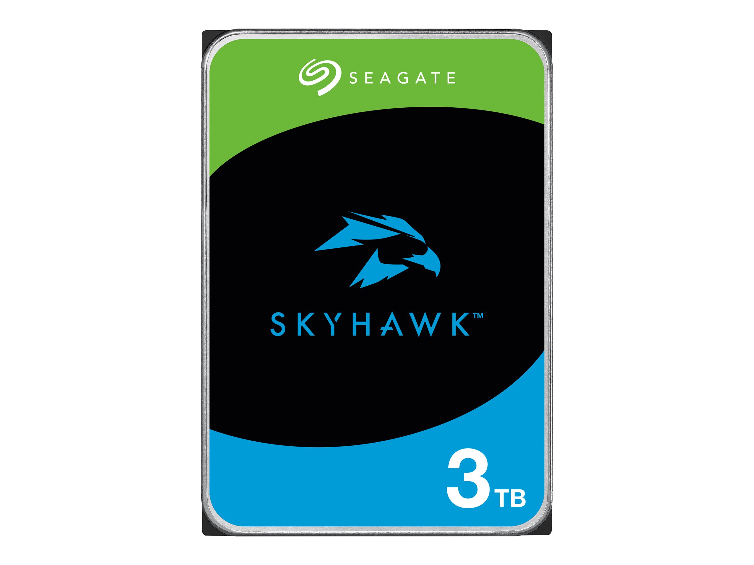 Disque dur de surveillance Seagate SkyHawk ST3000VX015 - Disque dur - 3 To - interne - SATA 6Gb/s - mémoire tampon : 256 Mo - ST3000VX015 - Disques durs internes