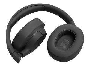 JBL TUNE 770NC - Écouteurs avec micro - circum-aural - Bluetooth - sans fil, filaire - Suppresseur de bruit actif - prise jack de 3,5 mm - noir - JBLT770NCBLK - Écouteurs