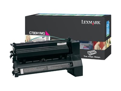 Lexmark - À rendement élevé - magenta - original - cartouche de toner LCCP, LRP - pour Lexmark C780dn, C780dtn, C780n, C782dn, C782dtn, C782n, X782e - C780H1MG - Cartouches de toner Lexmark