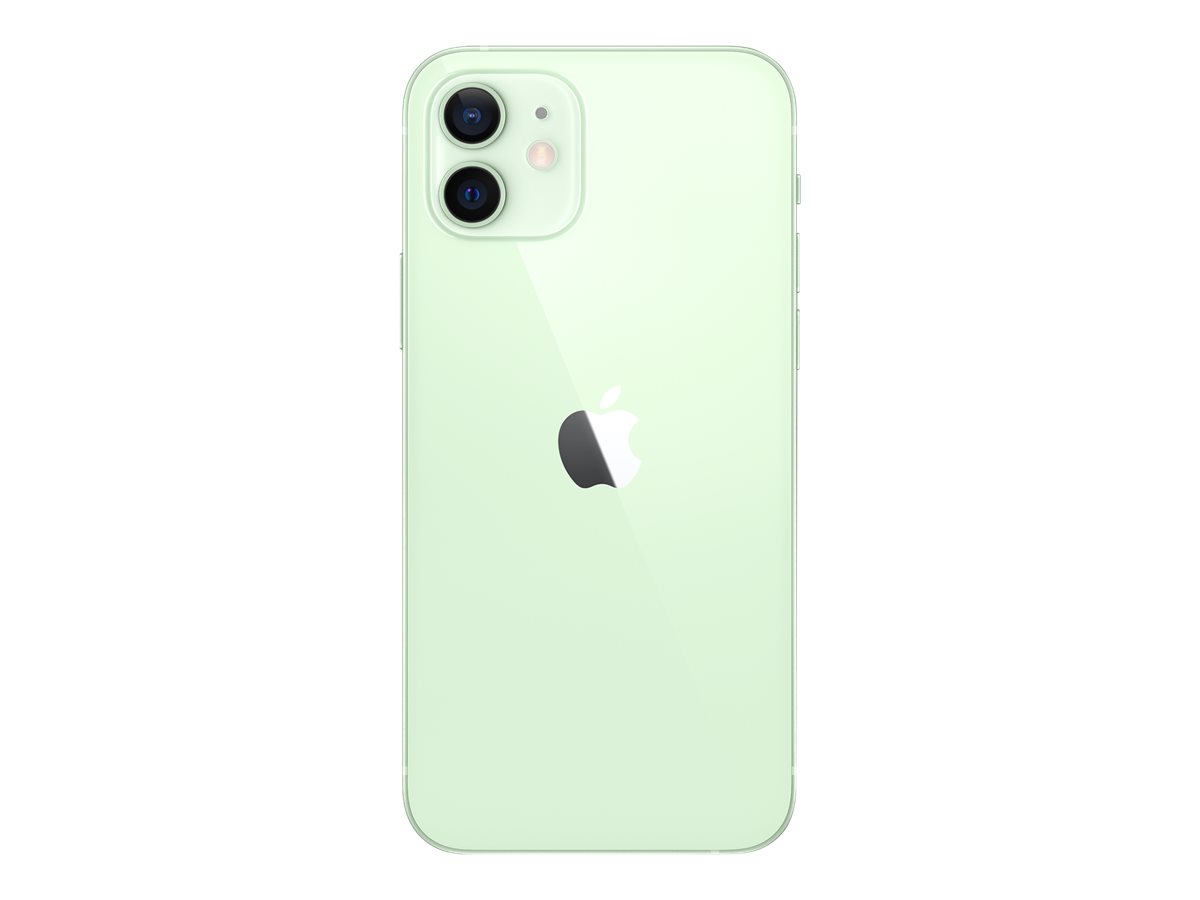 Apple iPhone 12 - 5G smartphone - double SIM / Mémoire interne 128 Go - écran OEL - 6.1" - 2532 x 1170 pixels - 2x caméras arrière 12 MP, 12 MP - front camera 12 MP - vert - MGJF3ZD/A - iPhone