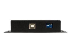 StarTech.com Adaptateur industriel USB vers série DB9 RS422 / RS485 à 1 port avec isolation - Adaptateur série - USB - RS-422, RS-485 - noir - ICUSB422IS - Cartes réseau USB