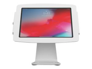 Compulocks iPad 10.2" Support de comptoir 360 pivotant et inclinable avec boîtier Space - Kit de montage (enceinte, base de montage VESA) - pour tablette - verrouillable - aluminium de haute qualité - blanc - Taille d'écran : 10.2" - dessus de comptoir - pour Apple 10.2-inch iPad (7ème génération, 8ème génération, 9ème génération) - 303W102IPDSW - Accessoires pour ordinateur portable et tablette