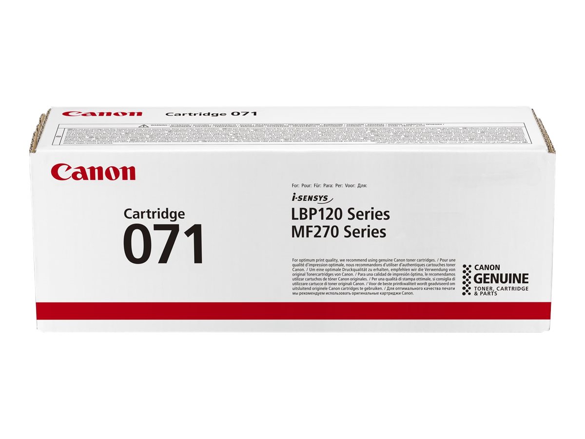 Canon 071 - Noir - original - cartouche de toner - pour i-SENSYS LBP122dw, MF272dw - 5645C002 - Cartouches de toner Canon