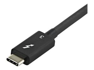 StarTech.com Adaptateur Thunderbolt 3 vers double HDMI - Compatible Windows et Mac - 4K 60 Hz (TB32HD24K60) - Câble adaptateur - 24 pin USB-C mâle pour HDMI femelle - 28.4 m - argent - actif, support 4K60Hz (4096 x 2160) - pour P/N: TB33A1C - TB32HD24K60 - Accessoires pour téléviseurs
