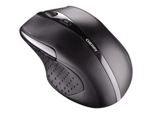 CHERRY MW 3000 - Souris - pour droitiers - infrarouge - 5 boutons - sans fil - 2.4 GHz - récepteur sans fil USB - noir - JW-T0100 - Souris