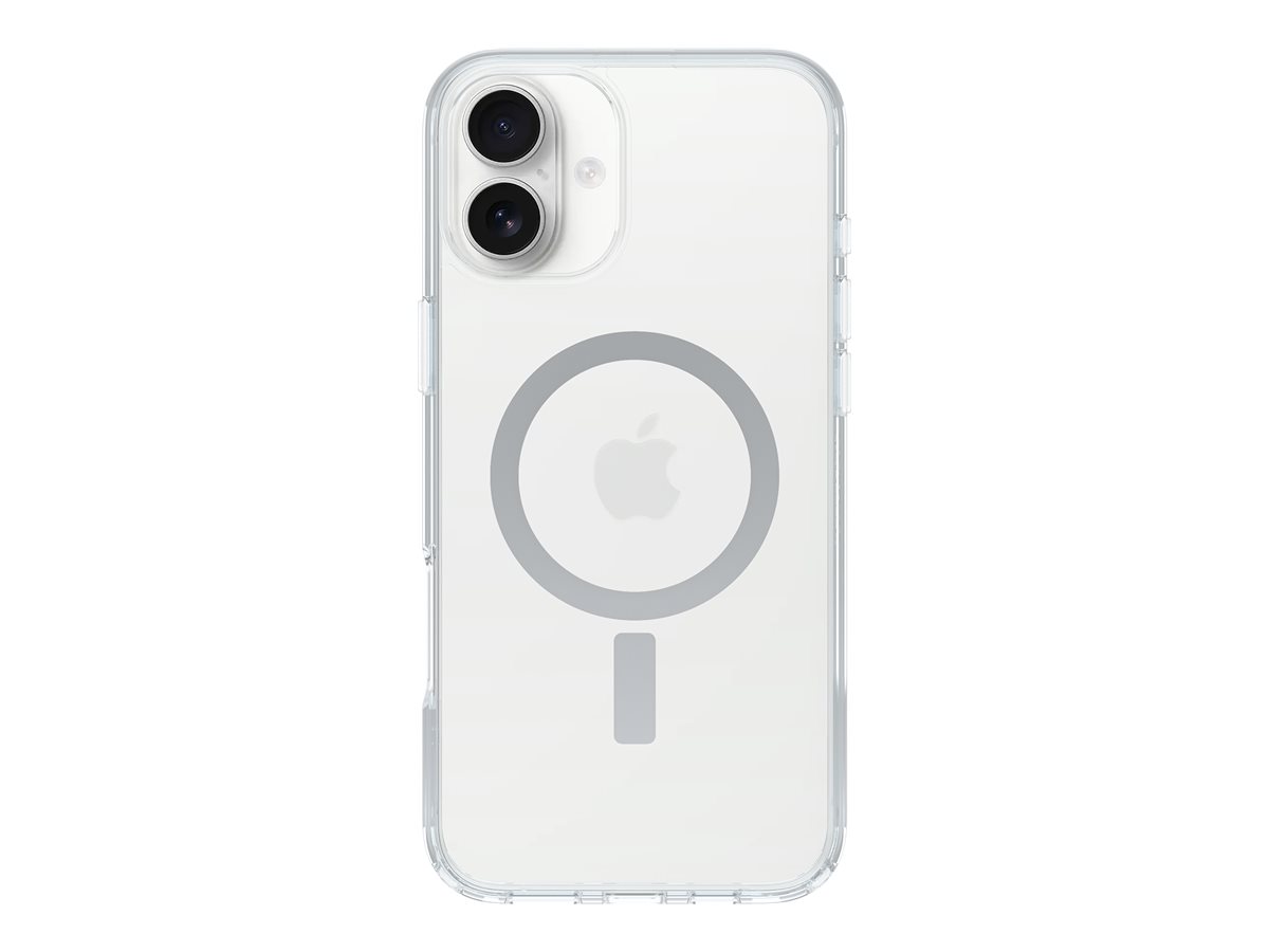 OtterBox Symmetry Series Clear - Coque de protection pour téléphone portable - compatibilité avec MagSafe - clair - pour Apple iPhone 16 Plus - 77-96346 - Coques et étuis pour téléphone portable