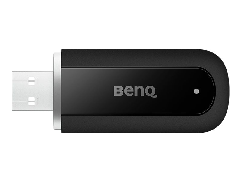 BenQ WD02AT - Adaptateur réseau - USB 2.0 - Wi-Fi 5, Wi-Fi 6, Bluetooth 5.2 - noir - WD02AT - Cartes réseau sans fil