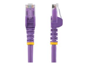 StarTech.com Câble réseau Cat6 UTP sans crochet - 10 m Violet - Cordon Ethernet RJ45 anti-accroc - Câble patch - Câble réseau - RJ-45 (M) pour RJ-45 (M) - 10 m - UTP - CAT 6 - sans crochet, bloqué - violet - N6PATC10MPL - Câbles à paire torsadée