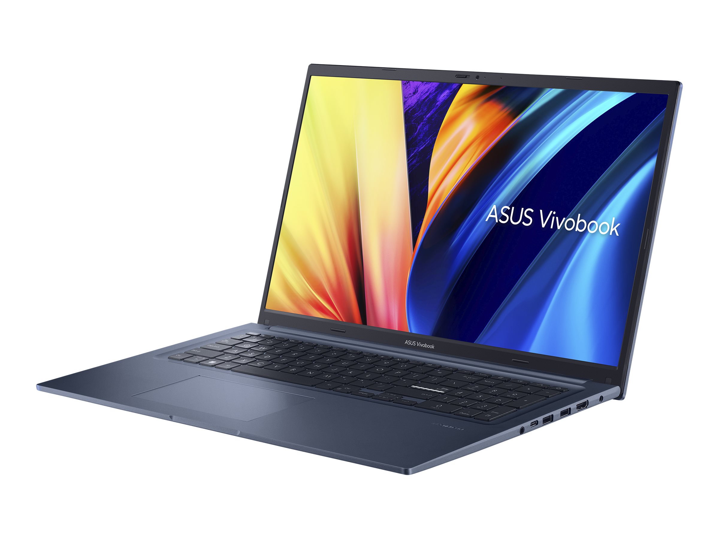 ASUS VivoBook 17 P1702ZA-AU184X - Intel Core i3 - 1215U / jusqu'à 4.4 GHz - Win 11 Pro - UHD Graphics - 8 Go RAM - 256 Go SSD - 17.3" 1920 x 1080 (Full HD) - Wi-Fi 6 - bleu calme - 90NB0WZ2-M00790 - Ordinateurs portables
