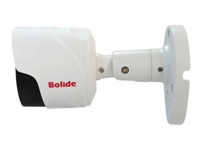 Bolide BN8035F/NDAA - Caméra de surveillance réseau - puce - résistant aux intempéries - couleur (Jour et nuit) - 5 MP - 2592 x 1944 - montage M12 - Focale fixe - audio - LAN 10/100 - H.264, H.265 - CC 12 V / PoE - BN8035F/NDAA - Caméras IP
