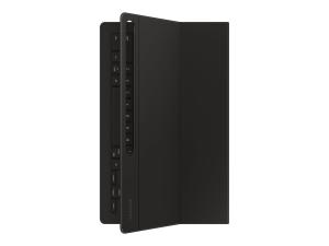 Samsung EF-DX910 - Clavier et étui (couverture de livre) - Mince - Bluetooth, POGO pin - noir clavier, noir étui - pour Galaxy Tab S9 Ultra - EF-DX910BBEGFR - Claviers