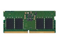 Kingston - DDR5 - module - 8 Go - SO DIMM 262 broches - 4800 MHz / PC5-38400 - CL40 - 1.1 V - mémoire sans tampon - non ECC - pour Dell Inspiron 14, 16; Precision 34XX, 7770; Lenovo IdeaPad Gaming 3 16 - KCP548SS6-8 - Mémoire pour ordinateur portable