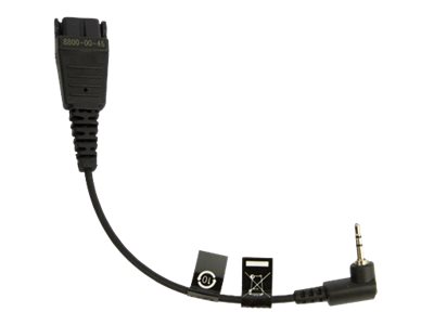 Jabra - Câble pour casque micro - jack micro mâle pour Déconnexion rapide mâle - 8800-00-46 - Câbles pour écouteurs