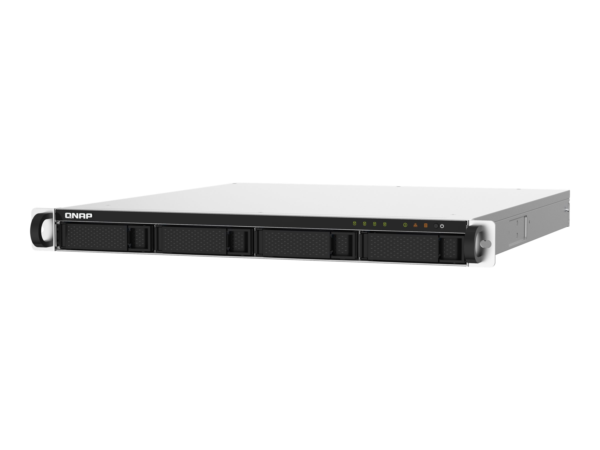 QNAP TS-432PXU-RP - Serveur NAS - 4 Baies - rack-montable - SATA 6Gb/s - RAID RAID 0, 1, 5, 6, 10, JBOD - RAM 2 Go - Gigabit Ethernet / 2.5 Gigabit Ethernet / 10 Gigabit Ethernet - iSCSI support - 1U - TS-432PXU-RP-2G - NAS