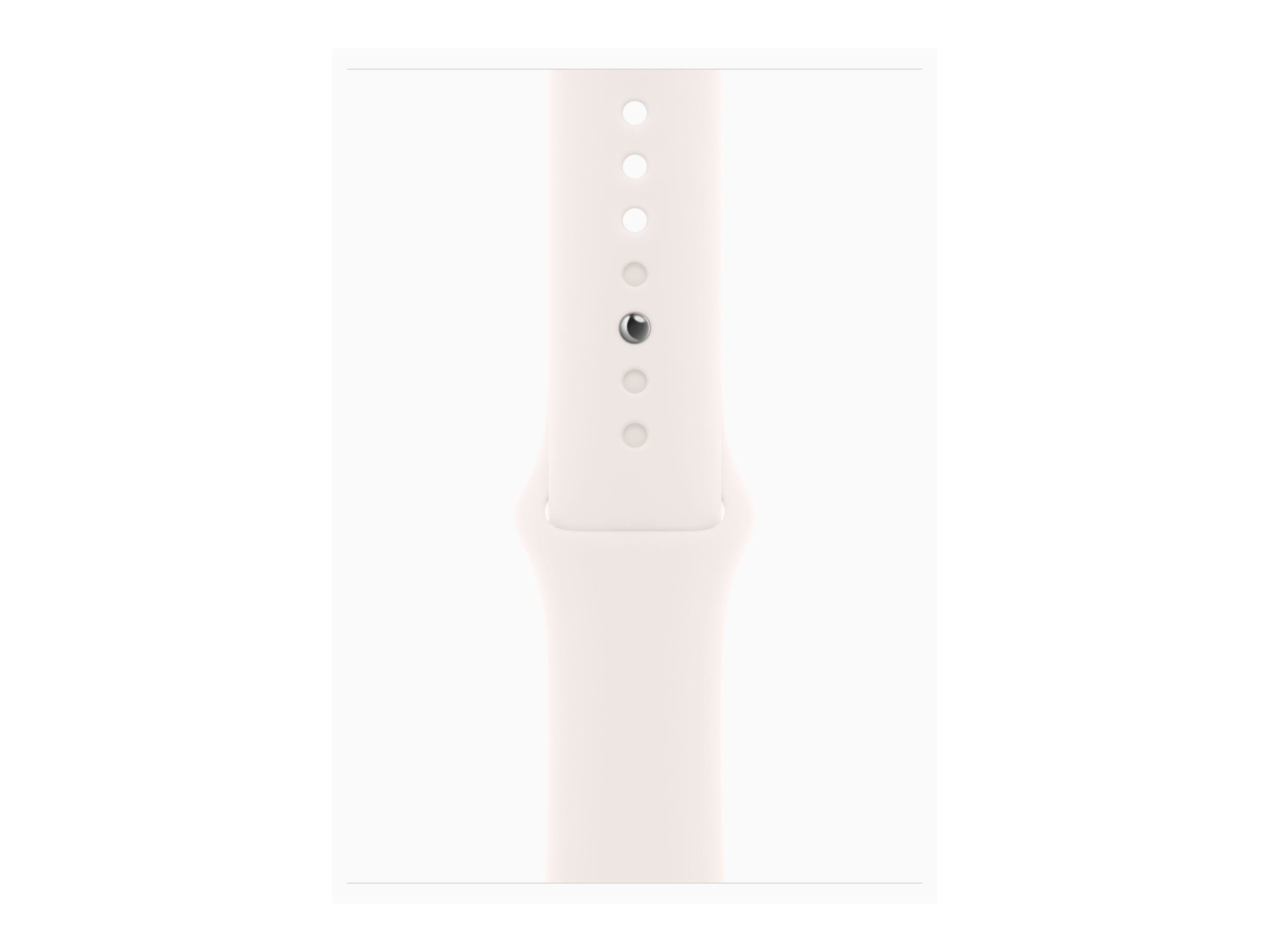 Apple Watch Series 10 (GPS) - 42 mm - aluminium rose or - montre intelligente avec bande sport - fluoroélastomère - blush léger - taille du bracelet : M/L - 64 Go - Wi-Fi 4, UWB, Bluetooth - 30 g - MWWJ3QF/A - Montres intelligentes