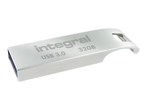 Integral Arc USB 3.0 - Clé USB - 32 Go - USB 3.0 - zinc - INFD32GBARC3.0 - Lecteurs flash