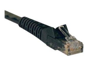 Eaton Tripp Lite Series Cat6 Gigabit Snagless Molded (UTP) Ethernet Cable (RJ45 M/M), PoE, Black, 3 ft. (0.91 m) - Cordon de raccordement - RJ-45 (M) pour RJ-45 (M) - 91.4 cm - UTP - CAT 6 - moulé, sans crochet, bloqué - noir - N201-003-BK - Câbles à paire torsadée