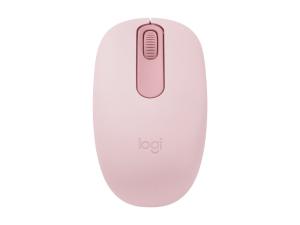 Logitech M196 - Souris - droitiers et gauchers - optique - 3 boutons - sans fil - Bluetooth - rose - 910-007461 - Souris