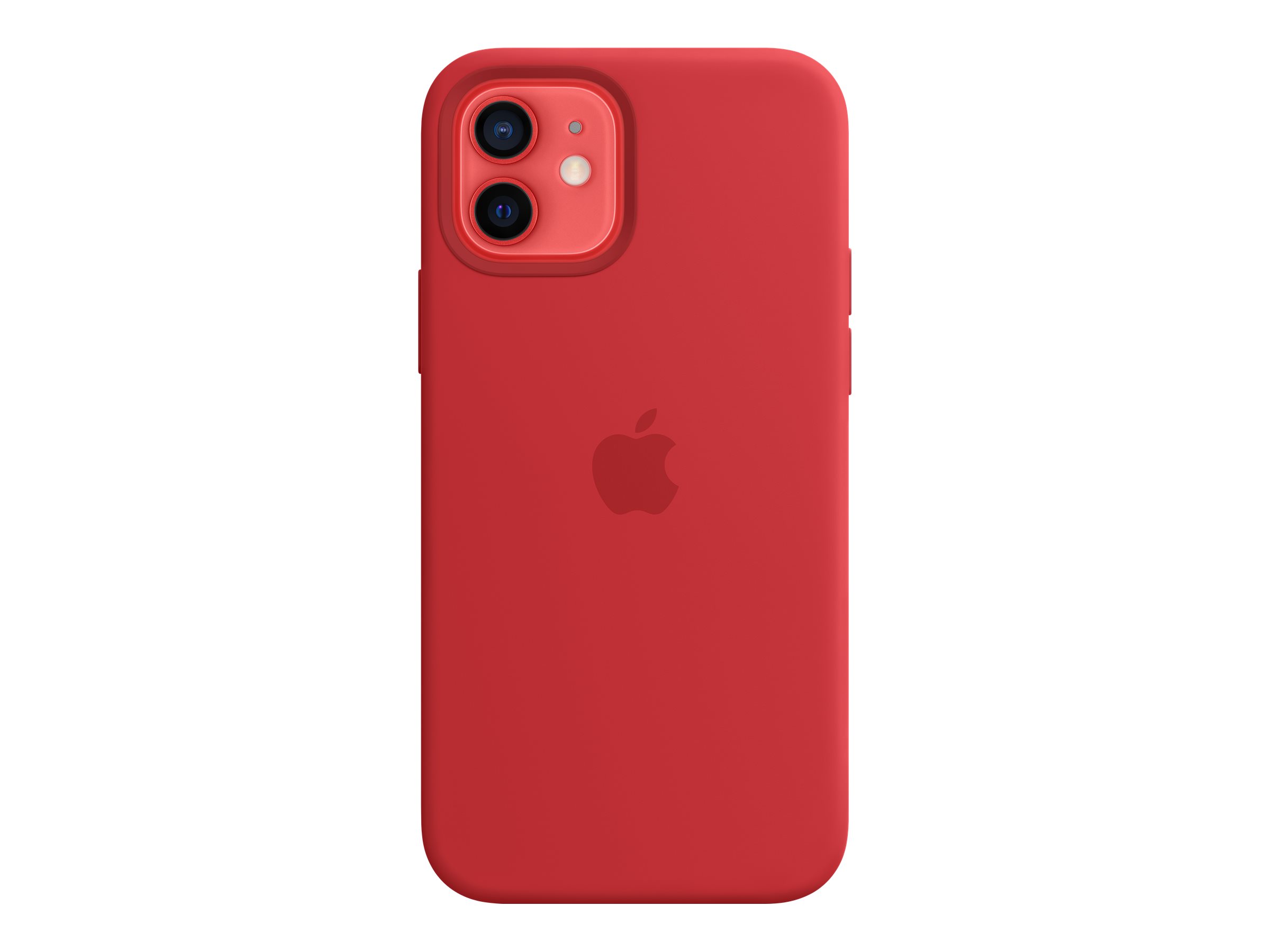 Apple - (PRODUCT) RED - coque de protection pour téléphone portable - avec MagSafe - silicone - rouge - pour iPhone 12, 12 Pro - MHL63ZM/A - Coques et étuis pour téléphone portable