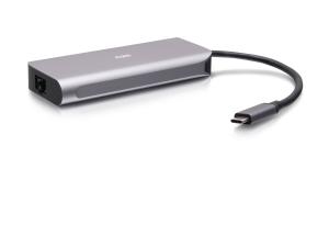 C2G USB-C 4.0 6-in-1 Mini Docking Station with HDMI, USB-A, Ethernet, and USB-C 85W- 8K 60HZ - Station d'accueil - USB-C / Thunderbolt 3 - HDMI - 1GbE - C2G54551 - Stations d'accueil pour ordinateur portable