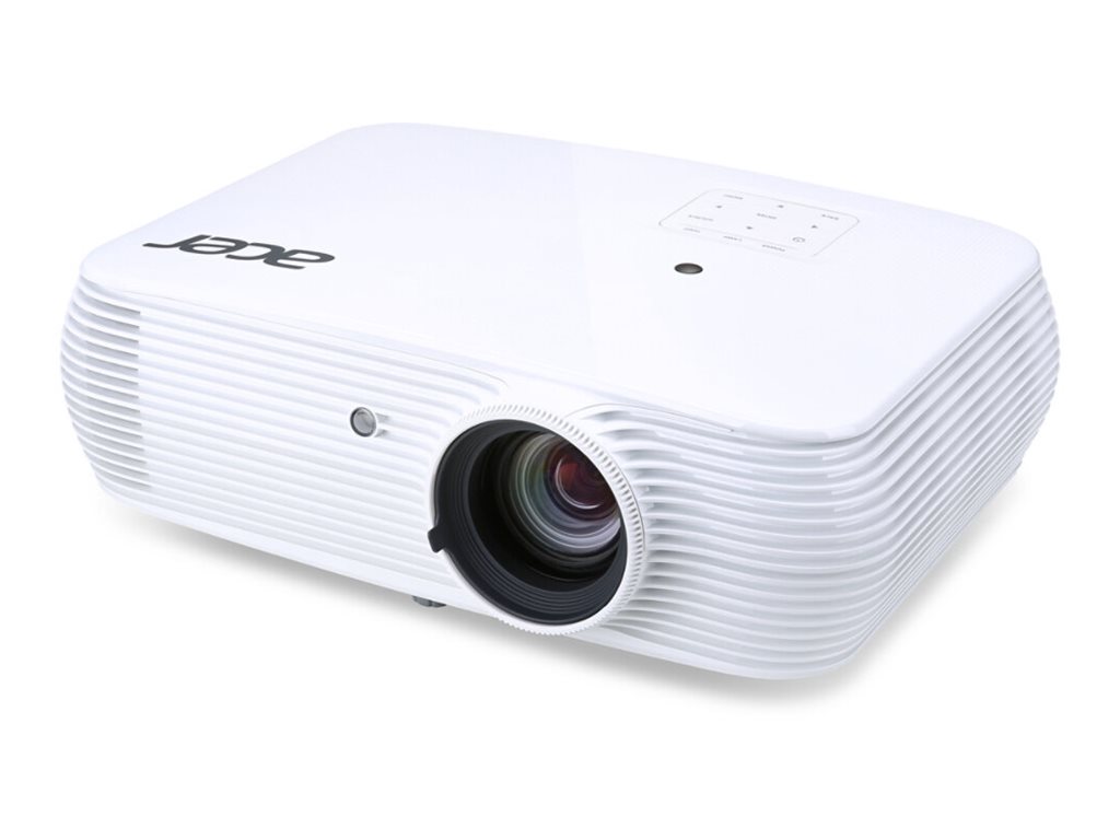 Acer P5330W - Projecteur DLP - UHP - portable - 3D - 4500 lumens - WXGA (1280 x 800) - 16:10 - 720p - LAN - MR.JPJ11.001 - Projecteurs numériques