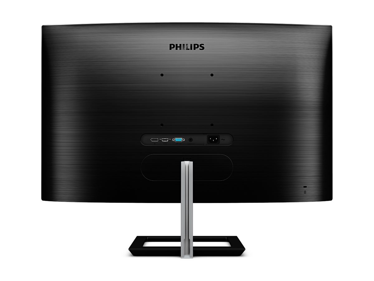 Philips E-line 322E1C - Écran LED - incurvé - 32" (31.5" visualisable) - 1920 x 1080 Full HD (1080p) @ 75 Hz - VA - 250 cd/m² - 3000:1 - 4 ms - HDMI, VGA, DisplayPort - noir texturé - 322E1C/00 - Écrans d'ordinateur