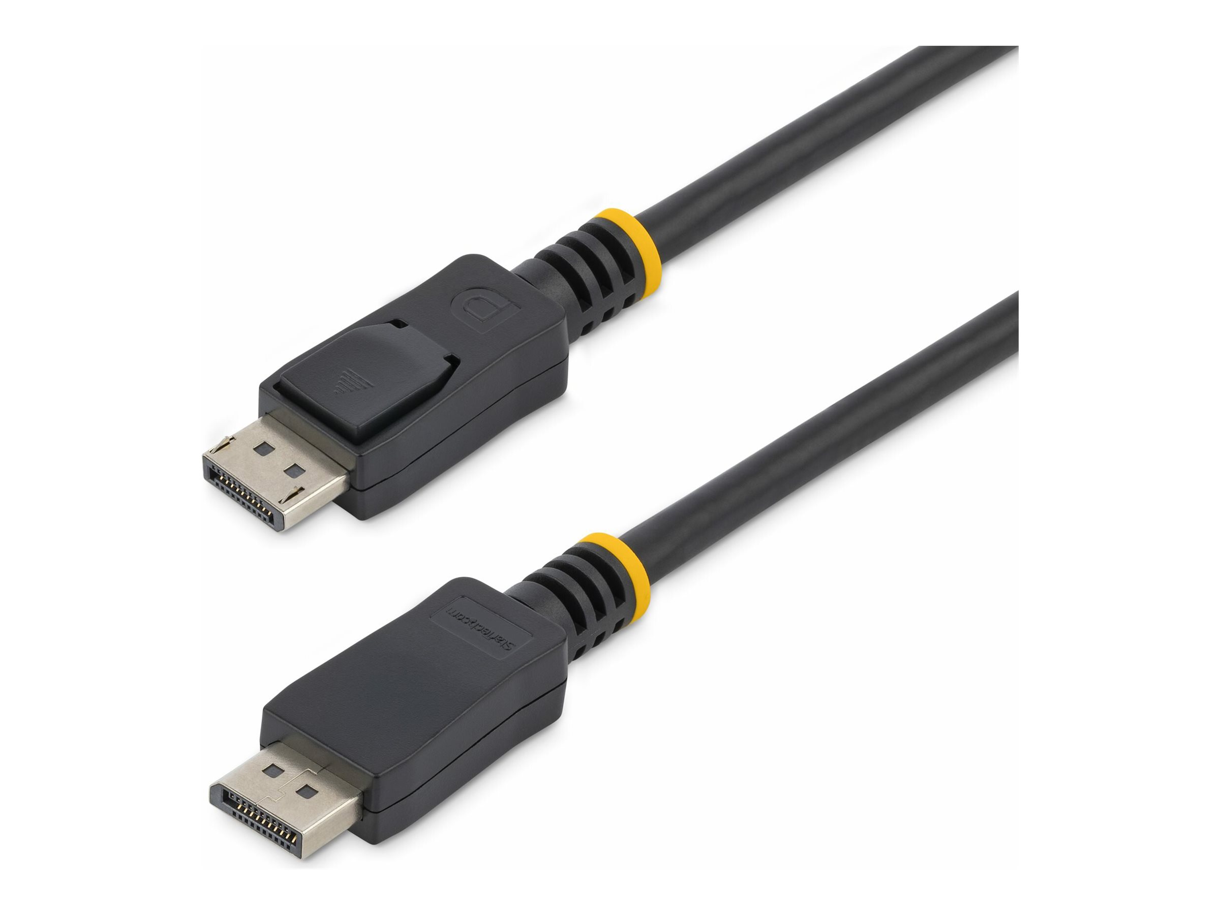 StarTech.com Câble certifié DisplayPort 1.2 de 3 m avec verrouillage - Cordon DP vers DP avec support HBR2 - M/M - DisplayPort 4K - Câble DisplayPort - DisplayPort (M) pour DisplayPort (M) - 3 m - verrouillé, moulé - noir - DISPL3M - Câbles pour périphérique