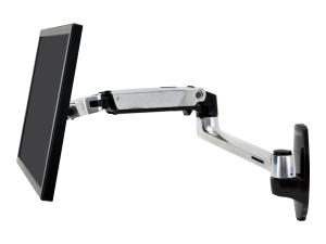 Ergotron LX - Kit de montage (support mural, bras pour moniteur) - pour Écran LCD - aluminium - aluminium poli - Taille d'écran : jusqu'à 34 pouces - 45-243-026 - Accessoires pour écran