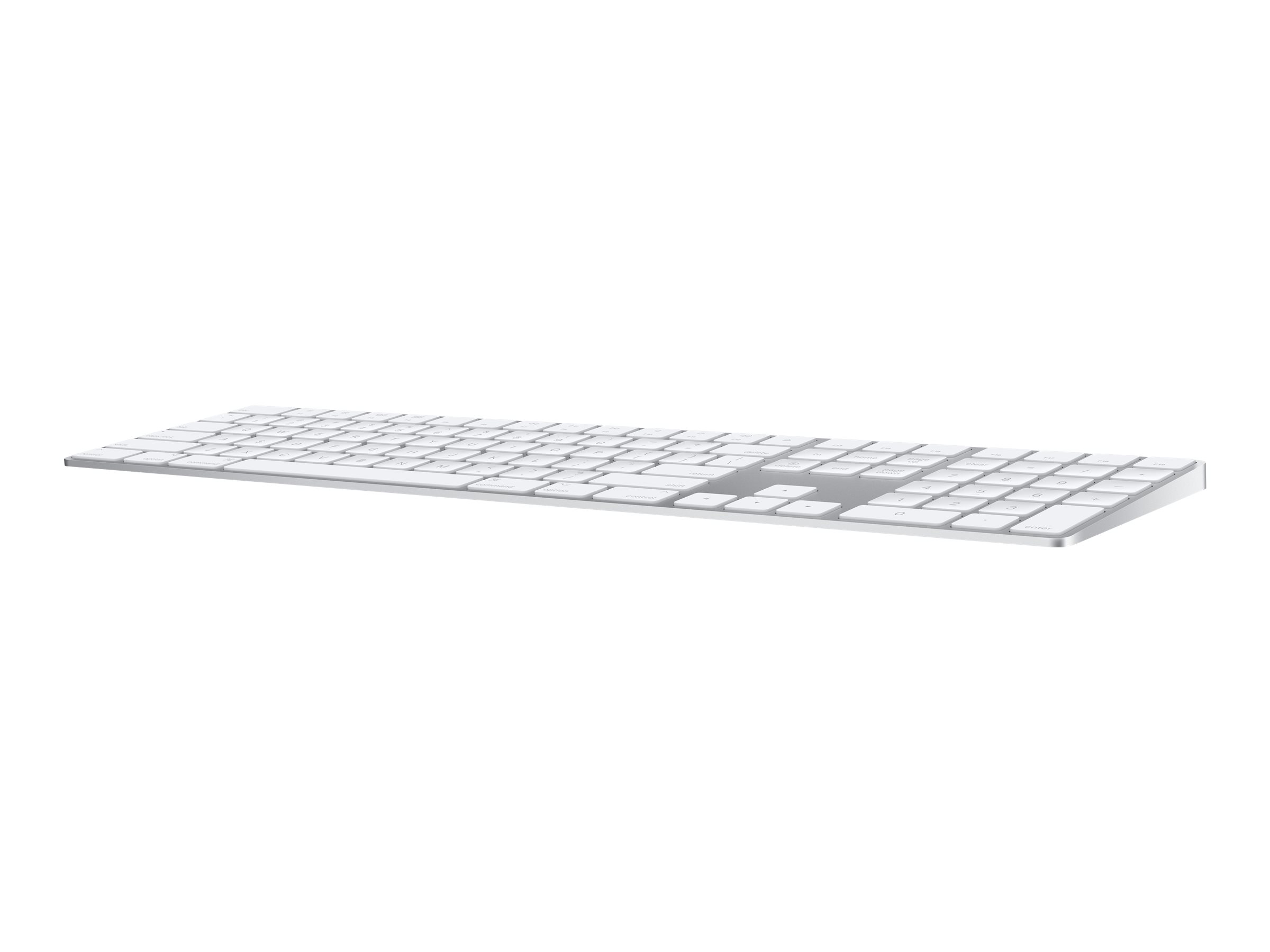 Apple Magic Keyboard with Numeric Keypad - Clavier - Bluetooth - Suédois - argent - MQ052S/A - Claviers