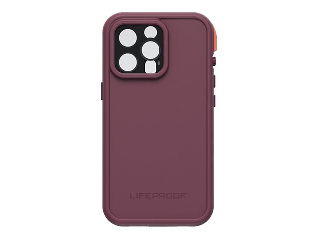 LifeProof FRE - Étui de protection étanche pour téléphone portable - 50 % de plastique recyclé, 25 % de plastique recyclé provenant de l'océan - pourpre plein de ressources - pour Apple iPhone 13 Pro - 77-83461 - Coques et étuis pour téléphone portable