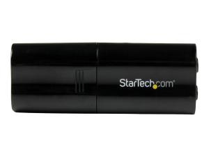 StarTech.com Carte son USB - Adaptateur audio 3,5 mm - Carte son externe - Noir - Carte son externe (ICUSBAUDIOB) - Carte son - stéreo - USB 2.0 - pour P/N: MU15MMS, MU6MMS, TB33A1C - ICUSBAUDIOB - Cartes son externes