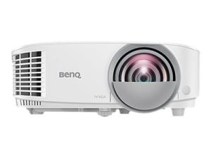 BenQ MW809STH - Projecteur DLP - portable - 3D - 3600 ANSI lumens - WXGA (1280 x 800) - 16:10 - 720p - objectif fixe à focale courte - MW809STH - Projecteurs numériques