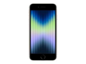 Apple iPhone SE (3rd generation) - 5G smartphone - double SIM / Mémoire interne 64 Go - Écran LCD - 4.7" - 1334 x 750 pixels - rear camera 12 MP - front camera 7 MP - lumière des étoiles - MMXG3ZD/A - iPhone